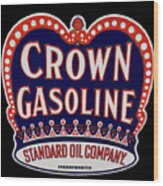 Red Crown Gasoline 002 Wood Print