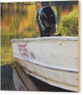 Rescue Boat #6013 Wood Print