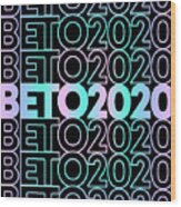 Retro Beto 2020 Wood Print