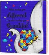 Retro Vintage What Makes You Different Elephant Mom Autism Child Awareness  Poster by Douxie Grimo - Fine Art America