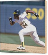 Rickey Henderson Wood Print