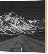 Road To The Stars - Mammoth, Ca, Usa - 2018 New 1/10 Wood Print