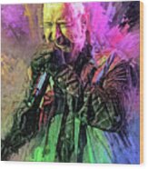 Rob Halford Judas Priest Wood Print