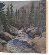 Rockies Wood Print