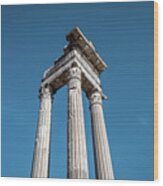 Rome And The Temple Of Apollo Sosianus Wood Print