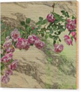 Roses Branching Out Wood Print
