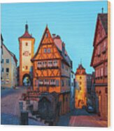 Rothenburg 01 Wood Print