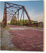 Route 66 Rock Creek Bridge Wood Print