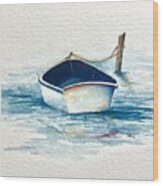 Rowboat Wood Print