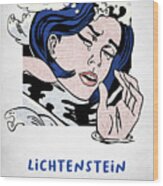 Roy Lichtenstein Wood Print