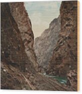 Royal Gorge Canyon Of The Arkansas Colorado 34bceb Wood Print