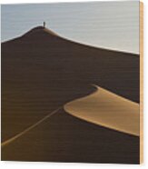 Rub Al-khali Desert (empty Quarter) Wood Print