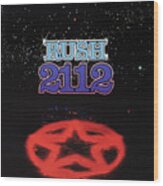 Rush 2112 Album Cover Wood Print