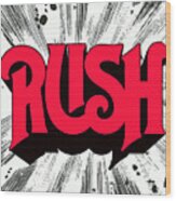 Rush First Album Cover Wood Print