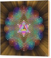 Sacred Geometry 854 Wood Print