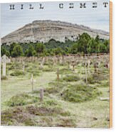 Sad Hill Cemetery Panorama Wood Print