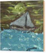 Sailing Adventure Wood Print