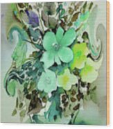 Saint Patricks Day Bouquet Wood Print