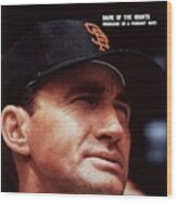 San Francisco Giants Manager Alvin Dark, 1963 All Star Game Sports Illustrated Cover Wood Print