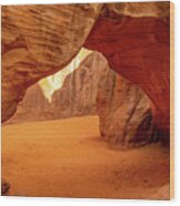 Sand Dune Arch Wood Print