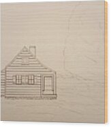 Saratoga Farmhouse Wood Print