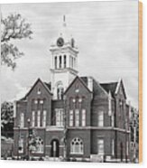 Schley County Courthouse 3 2 Wood Print