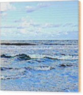 Seashore along the Outer Banks Wood Print