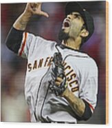 Sergio Romo Wood Print