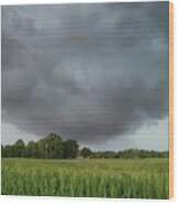 Severe Storm Near Coopertown, Tennessee Wood Print
