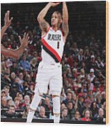 Shabazz Napier Wood Print