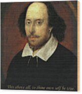 Shakespeare 6 Wood Print