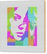 Shakira Pop Art Wood Print