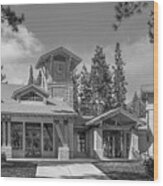Sierra Nevada University Patterson Hall Wood Print
