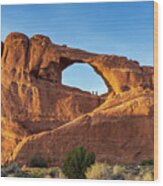 Skyline Arch In Arches National Park Wood Print