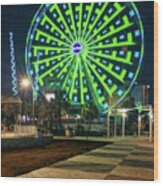 Skywheel #8521 Wood Print