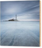 Sliver - St Mary's Lighthouse Wood Print