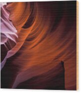 Slot Canyon Spiral Wood Print