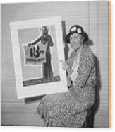 Smiling Women With Abolish Prohibition Poster - 1931 Wood Print