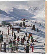 Snow Days Canada Whistler Wood Print