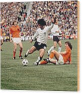 Soccer - World Cup 1974 - Final - West Germany V Holland Wood Print