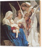 Song Of The Angels 1891 Wood Print