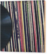Sound Of Vinyl Wood Print