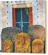 South Indian Hindu Shrine Wood Print