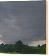 Southern Tennessee Thunderstorm Wood Print