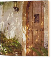Spanish Doorway Wood Print