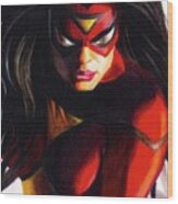 Spider-woman Timeless Wood Print