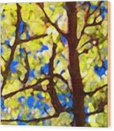 Spring Tree Wood Print