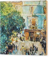 Square At Sevilla By Childe Hassam 1910 Wood Print