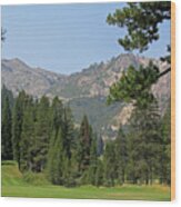 Squaw Valley Ski Resort, California, Usa Wood Print