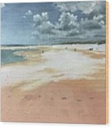 St. Augustine Beach Wood Print